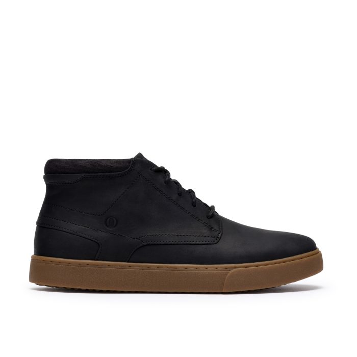 Clarks Lydford Mid Δερμάτινα Ανδρικά Μποτάκια Black Leather (26320323)