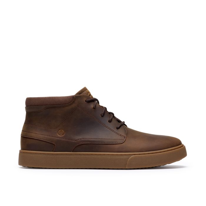 Clarks Lydford Mid Δερμάτινα Ανδρικά Μποτάκια Beeswax Leather (26327459)