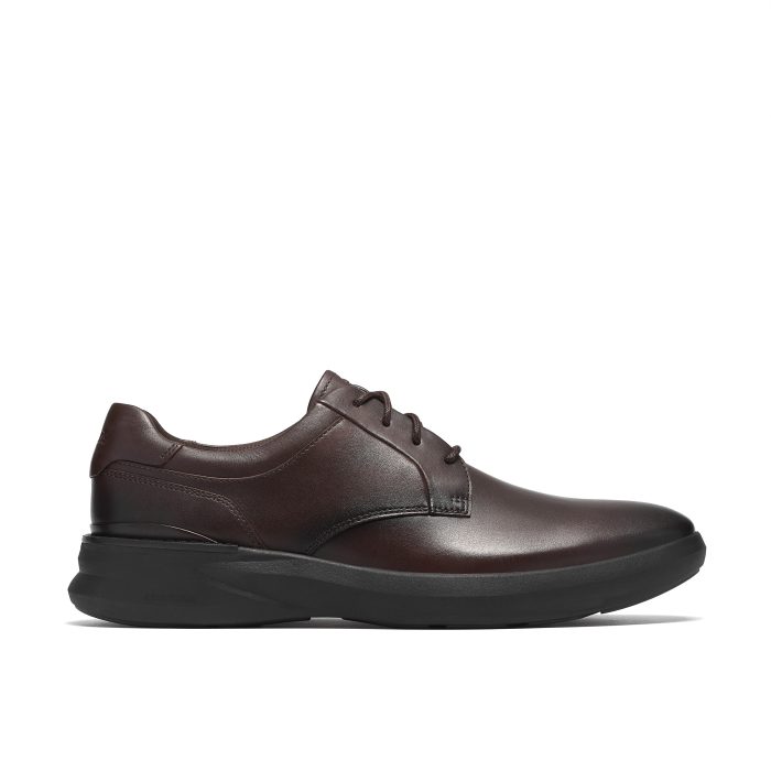 Clarks Code H Plain Δερμάτινα Ανδρικά Παπούτσια Brown (26328045)