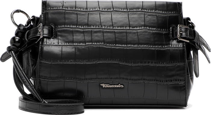 Tamaris Γυναικεία Τσάντα Χιαστί / Crossbody Marion Black Croco (34850-100)