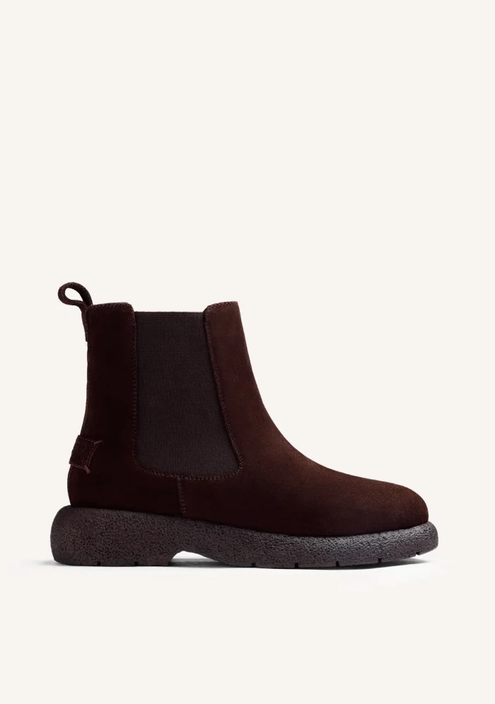 Gioseppo Δερμάτινο Γυναικείο Μποτάκι Chelsea Chocolate (73624-A)