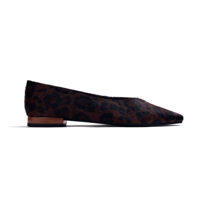 Gioseppo Δερμάτινη Γυναικεία Μπαλαρίνα Leopard (80165-LEOPARDO)