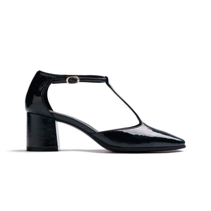 Gioseppo Δερμάτινη Γυναικεία Γόβα T-Bar / Slingback Green (80814-VERDE)