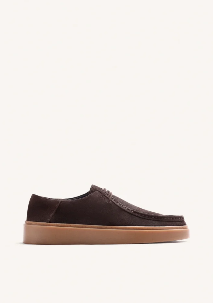Gioseppo Δερμάτινο Ανδρικό Μοκασίνι / Wallabee Chocolate (80932-CHOCOLATE)