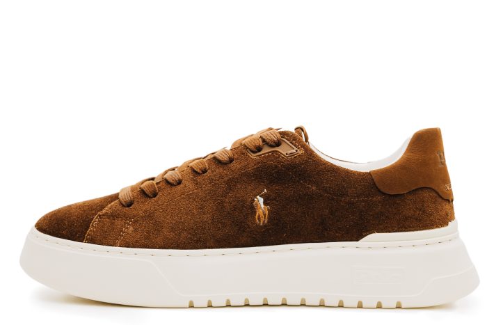 Polo Ralph Lauren Ανδρικά Sneakers RLITE COURT-SK-LTL Brown / Tan (809P15729003)
