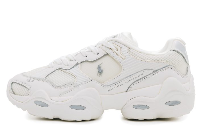 Polo Ralph Lauren Ανδρικά Δερμάτινα Sneakers HRT AERA White (809P15749001)