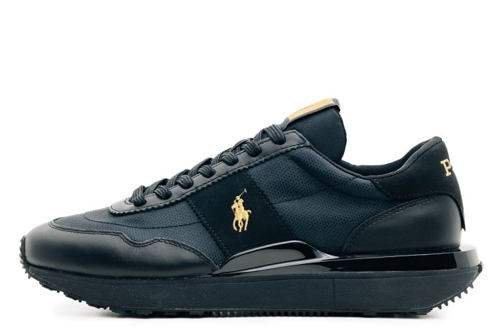 Polo Ralph Lauren Ανδρικά Sneakers TRAIN 89 Black / Gold (809952269001)