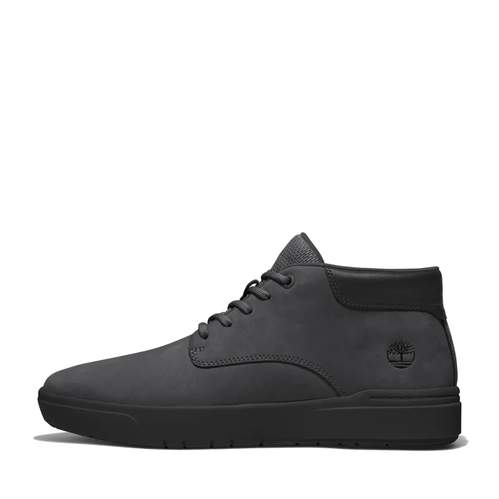 Timberland Seneca Bay Mid Δερμάτινα Ανδρικά Sneakers Jet Black (TB0A5S5M015)