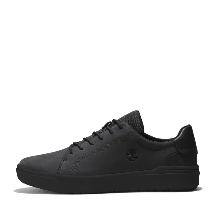 Timberland Seneca Bay Low Δερμάτινα Ανδρικά Sneakers Jet Black (TB0A5S8R015)