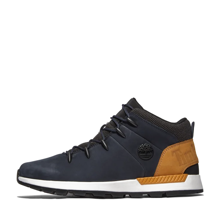 Timberland Sprint Trekker Mid Δερμάτινη Ανδρική Μπότα Navy (TB0A5W3Z019)