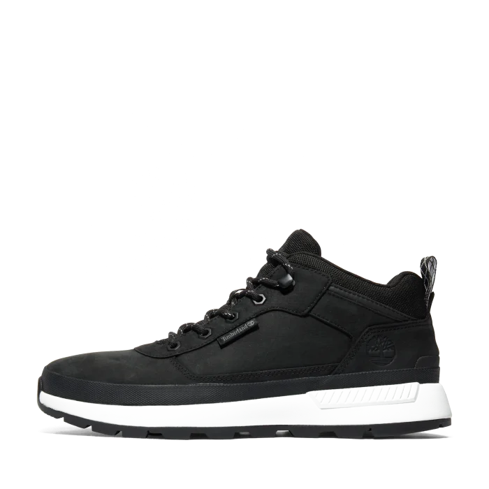 Timberland Field Trekker Low Δερμάτινα Ανδρικά Sneakers Jet Black (TB1A2A58015)